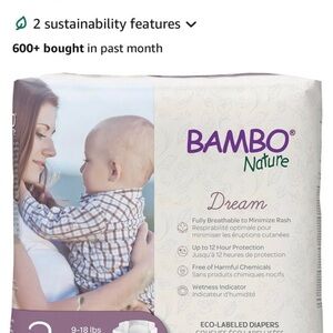Bambo Nature 6pks Size 3